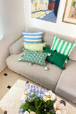Antigua Pillow - Emerald Green