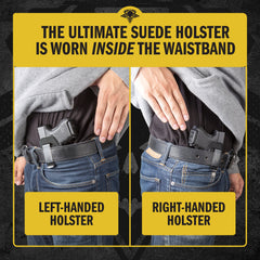 Suede Leather IWB Holster – Small Size | Made in USA