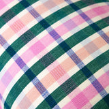 Lola Plaid Handwoven Pillow – Colorful Artisan Textile