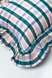 Lola Plaid Handwoven Pillow – Colorful Artisan Textile