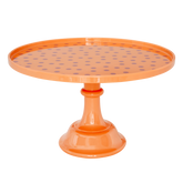 Melamine Cake Stand | Lavender Dots Print