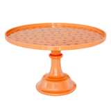 Melamine Cake Stand | Lavender Dots Print