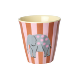 Melamine Kids Cups in Fun Fair Pink Prints - Small - 6 pcs. in Gift Box -
