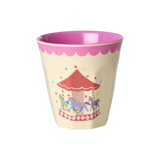 Melamine Kids Cups in Fun Fair Pink Prints - Small - 6 pcs. in Gift Box -