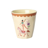 Melamine Kids Cups in Fun Fair Pink Prints - Small - 6 pcs. in Gift Box -