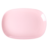 Large Melamine Rectangular Plate - Soft Pink