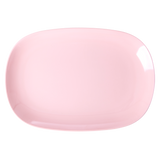 Large Melamine Rectangular Plate - Soft Pink