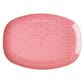 Melamine Rectangular Plate | Pink Marrakesh Print