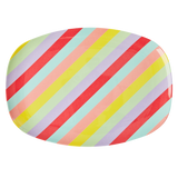 Melamine Rectangular Plate | Summer Rush Print