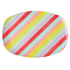 Melamine Rectangular Plate | Summer Rush Print