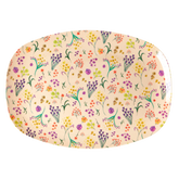 Melamine Rectangular Plate | Wild Flower Print