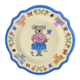 Vintage Dinner Plate - Blue - Nathalie Lété Print