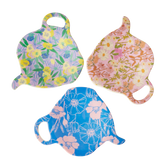 Melamine Tea Bag Plate - Flower Me Happy. Set of 3