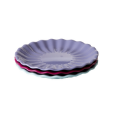 Flower Side Plate - Dark Fuchsia Color