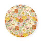 Melamine Kids Lunch Plate | Flower Power Print