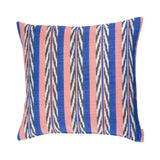 Maya Jaspe Blue & Coral Pillow