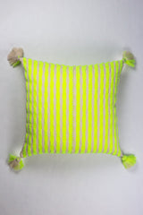 Antigua Pillow - Neon Pink and Yellow