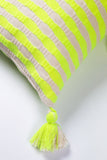 Antigua Pillow - Neon Pink and Yellow