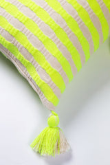 Antigua Pillow - Neon Pink and Yellow