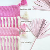 Antigua Pillow - Baby Pink