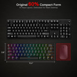 K530 Pro Draconic 60% Wireless RGB 3-Mode Mechanical Keyboard