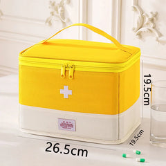 Foldable Large Capacity Medical & Travel First Aid Bag | Dustproof, Waterproof, Organizer