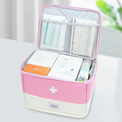 Foldable Large Capacity Medical & Travel First Aid Bag | Dustproof, Waterproof, Organizer