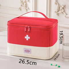 Foldable Large Capacity Medical & Travel First Aid Bag | Dustproof, Waterproof, Organizer