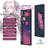 SKYLOONG GK104 Pro Wireless Mechanical Keyboard with Screen & Knobs