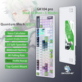 SKYLOONG GK104 Pro Wireless Mechanical Keyboard with Screen & Knobs