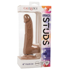Silicone Studs-Brown 6"