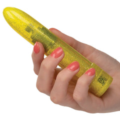 Sparkle Mini Vibe | 3-Speed Waterproof Bullet Massager - Yellow Glitter