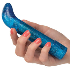 Sparkle Mini G-Vibe | 3-Speed Waterproof G-Spot Massager - Blue Glitter