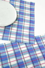 San Andres Gingham Blue & White Placemat
