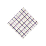 San Lucas Plaid White Napkin