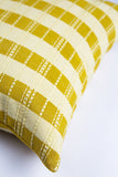 Santiago Grid Pillow - Butter