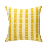 Santiago Grid Pillow - Butter