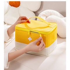 Foldable Large Capacity Medical & Travel First Aid Bag | Dustproof, Waterproof, Organizer