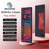 SKYLOONG GK104 Pro Wireless Mechanical Keyboard with Screen & Knobs