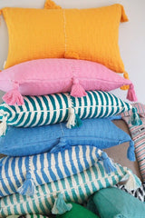 Antigua Pillow - Sky Blue Solid
