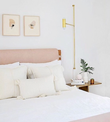 Antigua Pillow - Natural White