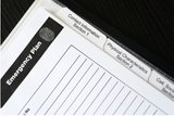 If I Go Missing Binder – Child Safety Information System for Parents | Fingerprint Kit, Waterproof Case