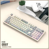 98-key Wireless Keyboard Rainbow Light