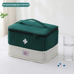 Foldable Large Capacity Medical & Travel First Aid Bag | Dustproof, Waterproof, Organizer