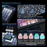 SKYLOONG GK104 Pro Wireless Mechanical Keyboard with Screen & Knobs