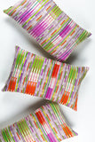 Vintage 70s Ikat Multi Pillow - 12" x 20"