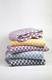 Quilted Sujani Throw Blanket - Soft Black & White