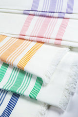 White & Blue Kitchen Towel