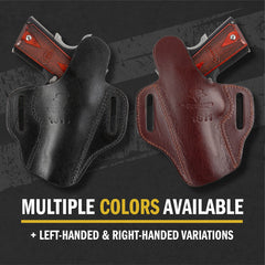 Ultimate Leather Holster 2 Slot OWB | Made in USA | Lifetime Warranty | Fits most 1911 Style Handguns