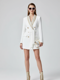 UPPER EAST SIDE Jeweled Chain Blazer Dress BYMANYC ® New York